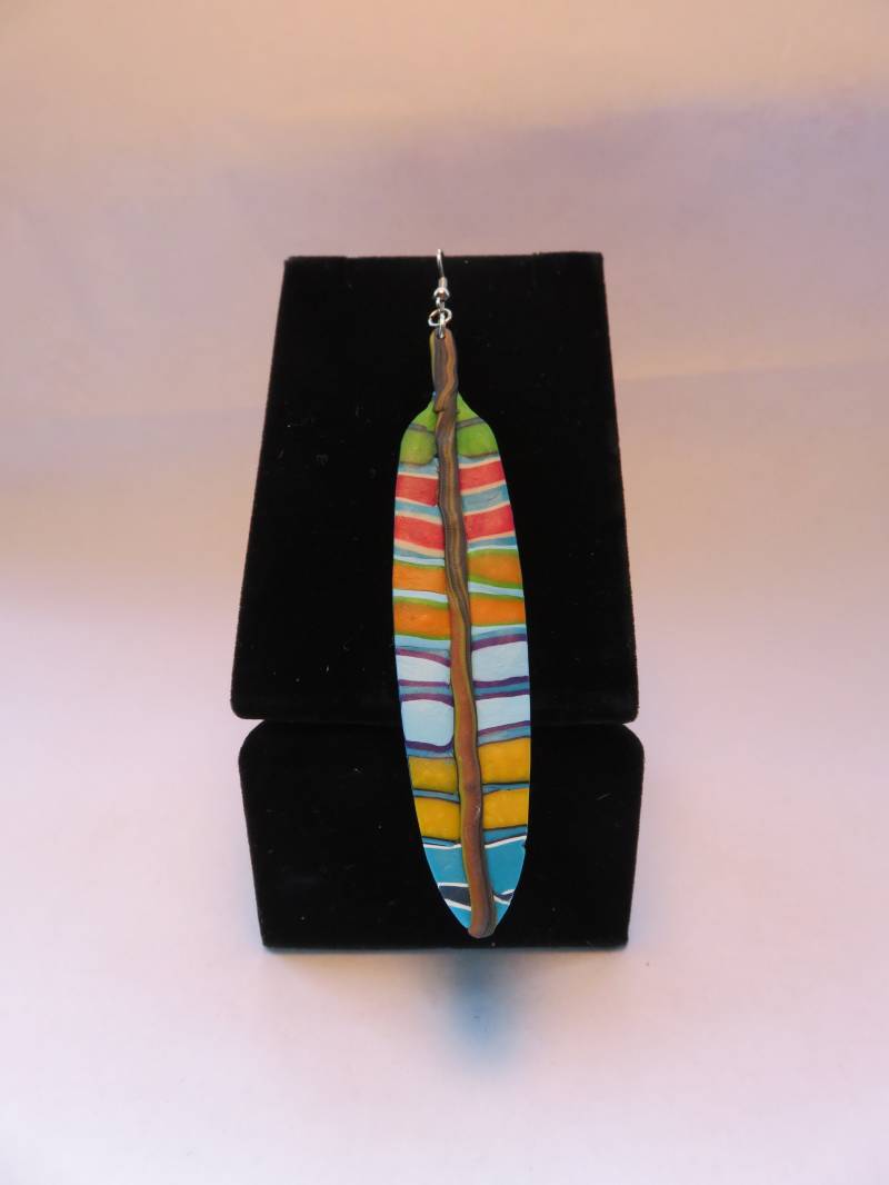 Feder Grün von BrazilianArtJewelry