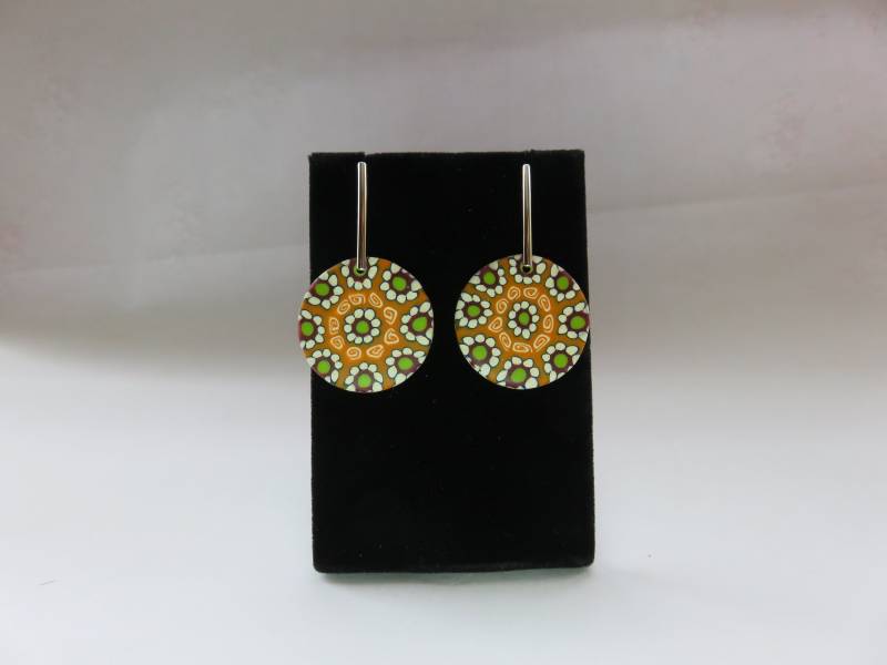 Ohrringe Mandala von BrazilianArtJewelry