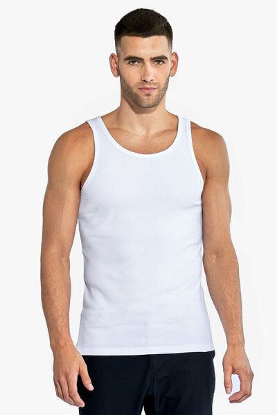 Bread & Boxers 2-Pack Tanktops RIBBED aus Bio-Baumwolle von Bread & Boxers
