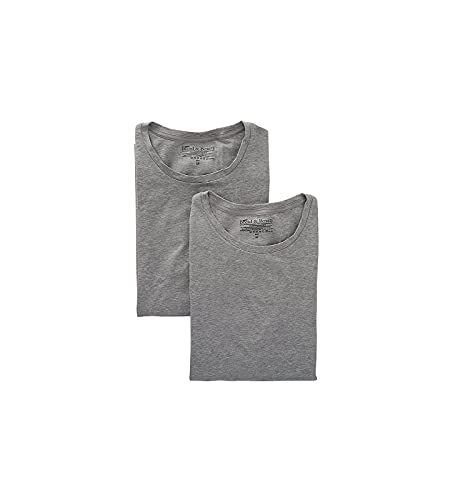 Bread & Boxers 2er Pack T-Shirt Rundhals Grau Mélange S, Grau, Melange, Klein von Bread & Boxers