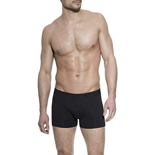 Bread & Boxers - Organic Cotton - 3er Pack - Shorts aus Bio-Baumwolle - Black, Größe M, Farbe Black von Bread & Boxers