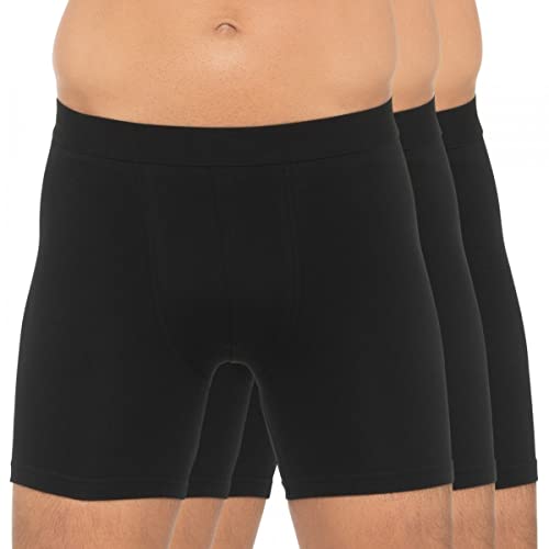 Bread & Boxers 3-er Set Boxer Briefs Schwarz Größe XL von Bread & Boxers