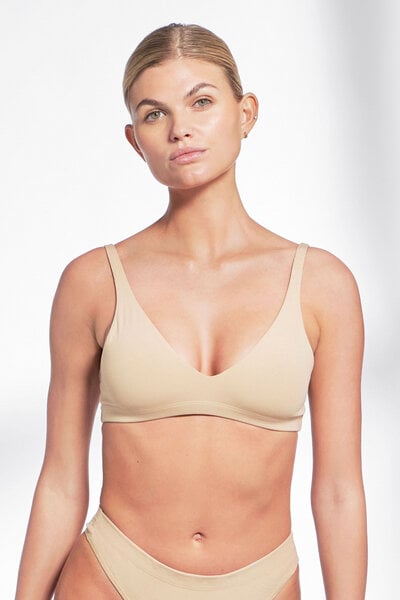 Bread & Boxers Bustier TRIANGLE BRA aus Bio-Baumwolle von Bread & Boxers