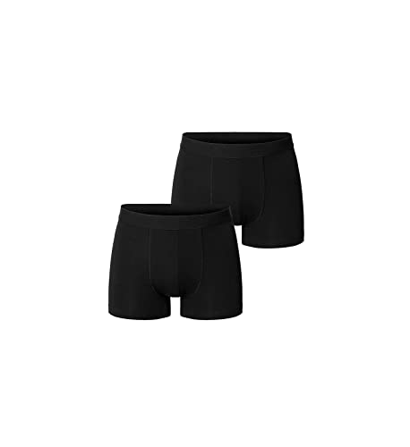 Bread & Boxers Daily Basics Boxershorts, 2er-Pack, Micro-Modal-Stil 2006 - Schwarz - Medium von Bread & Boxers