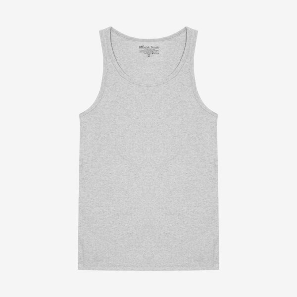 Bread & Boxers Geripptes Herren Tank-Top "MAN TANK RIBBED" - Biobaumwolle mit Elasthan - GOTS von Bread & Boxers