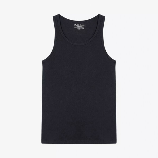 Bread & Boxers Geripptes Herren Tank-Top "MAN TANK RIBBED" - Biobaumwolle mit Elasthan - GOTS von Bread & Boxers