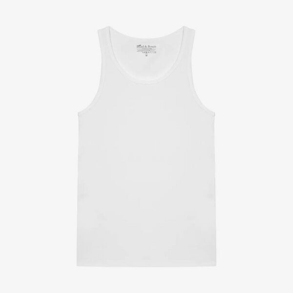 Bread & Boxers Geripptes Herren Tank-Top "MAN TANK RIBBED" - Biobaumwolle mit Elasthan - GOTS von Bread & Boxers