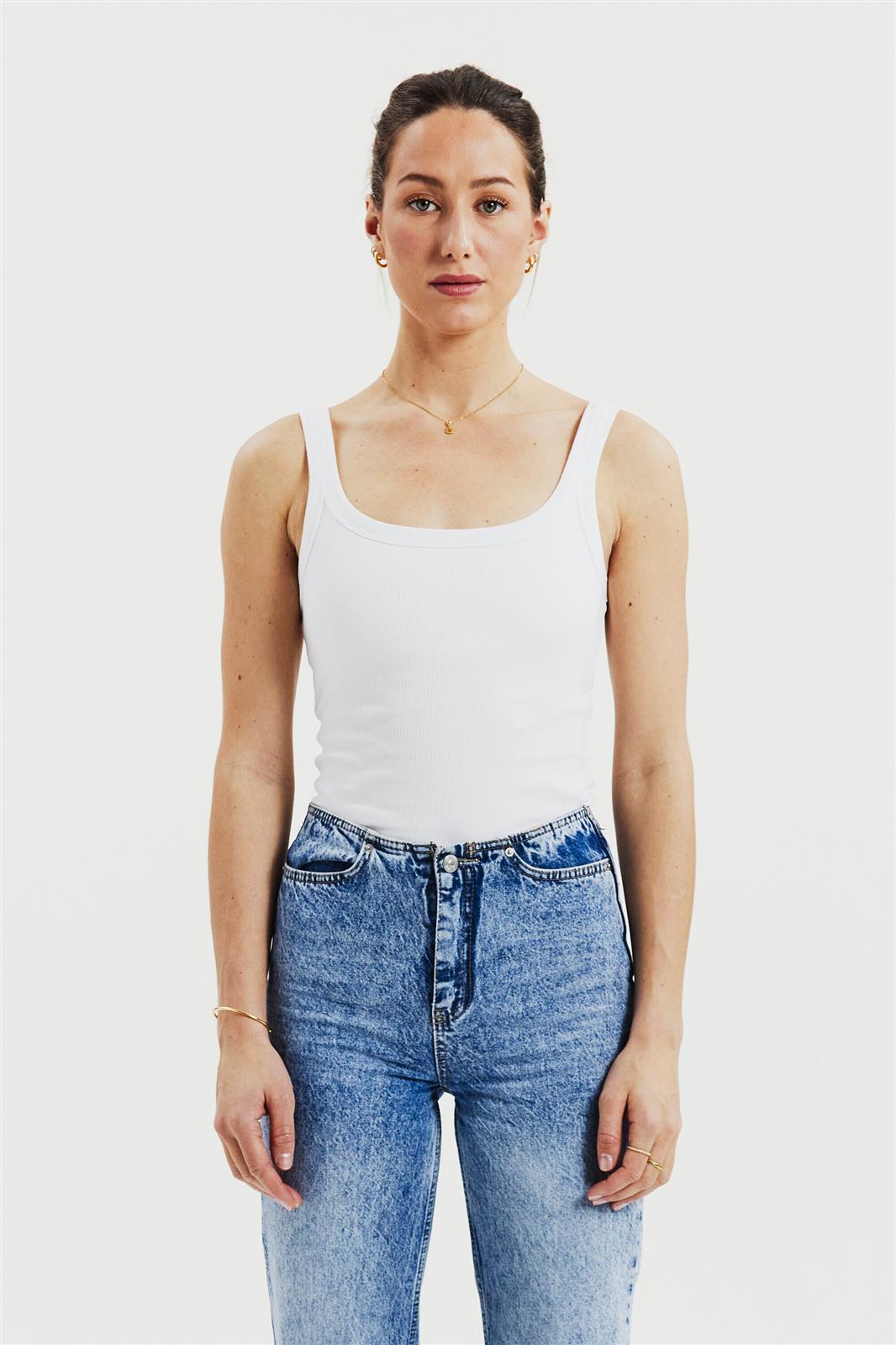 Top Modell: Singlet Ribbed GOTS von Bread & Boxers