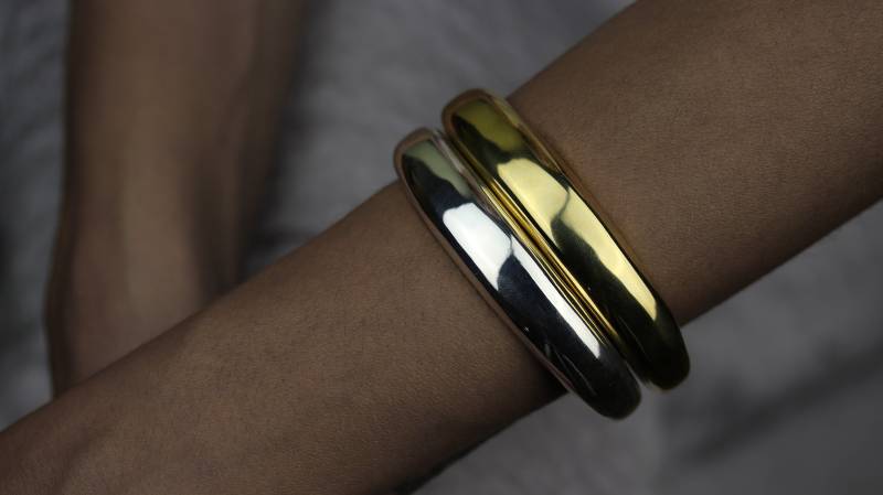 Der Arctic Gold Cuff - Gefertigt in Massiver Bronze von BreakAstone