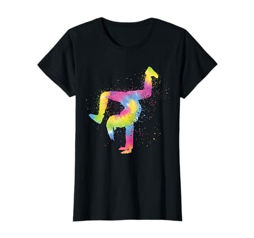 B-Girl Breakdance Tanzen Splash Breakdancing Mädchen Damen T-Shirt B-Girl Breakdance Tanzen Splash Breakdancing Mädchen Damen T-Shirt von Breakdance Kleidung B-Girl Breaking Mädchen Frauen