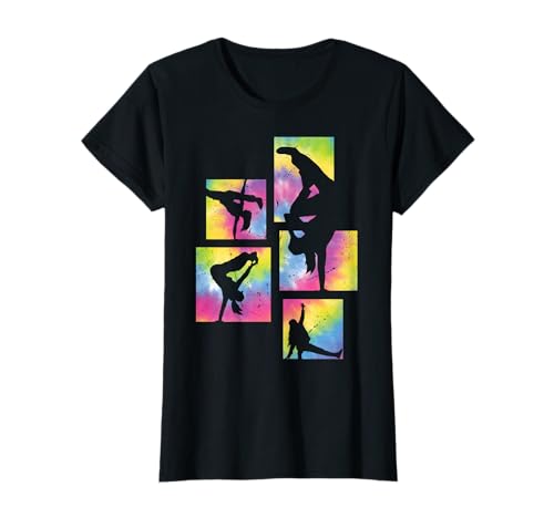 Retro B-Girl Breakdance Tanzen Musik Breakdancing Mädchen T-Shirt von Breakdance Kleidung B-Girl Breaking Mädchen Frauen