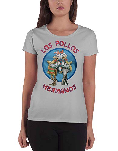 Breaking Bad T Shirt Los Pollos Hermanos Nue offiziell Damen Skinny Fit Heather von Breaking Bad