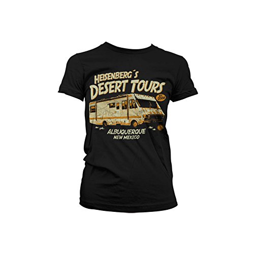 Officially Licensed Merchandise Heisenberg´s Desert Tours Women T-Shirt (Black), Large von Breaking Bad