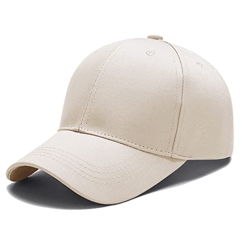 Breampot Baseball Cap Herren Damen Unisex Kappe Verstellbar Baseboard Baseballkappe Mütze Outdoor Baseballkappe (Beige) von Breampot
