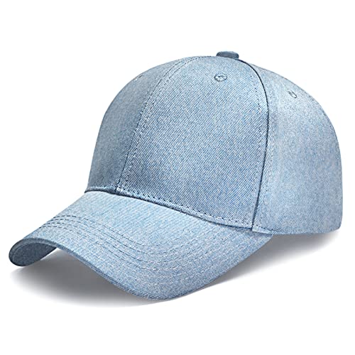 Breampot Baseball Cap Herren Damen Unisex Kappe Verstellbar Baseboard Baseballkappe Mütze Outdoor Baseballkappe (Blau) von Breampot