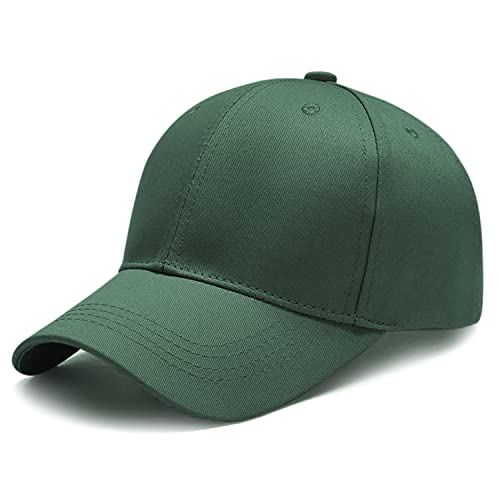 Breampot Baseball Cap Herren Damen Unisex Kappe Verstellbar Baseboard Baseballkappe Mütze Outdoor Baseballkappe (Dunkelgrün) von Breampot