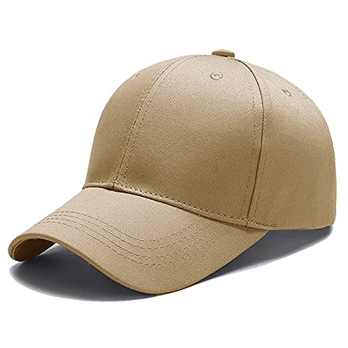 Breampot Baseball Cap Herren Damen Unisex Kappe Verstellbar Baseboard Baseballkappe Mütze Outdoor Baseballkappe (Khaki) von Breampot