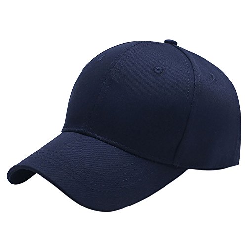 Breampot Baseball Cap Herren Damen Unisex Kappe Verstellbar Baseboard Baseballkappe Mütze Outdoor Baseballkappe (Navy) von Breampot