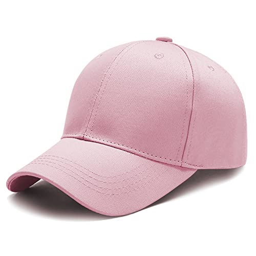 Breampot Baseball Cap Herren Damen Unisex Kappe Verstellbar Baseboard Baseballkappe Mütze Outdoor Baseballkappe (Rosa) von Breampot