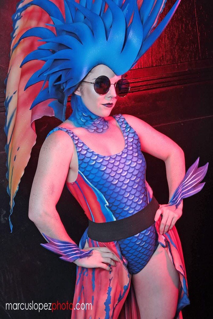 Betta Fischwaage | Einteiliger Badeanzug Blau Betta Fischwaage | Einteiliger Badeanzug Blau von BreannaCooke