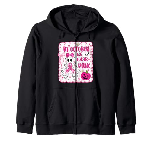 Brustkrebs Frauen Geist niedlich im Oktober tragen wir Schleife rosa Kapuzenjacke Brustkrebs Frauen Geist niedlich im Oktober tragen wir Schleife rosa Kapuzenjacke von Breast Cancer Awarenes for Men Women Girls Kids