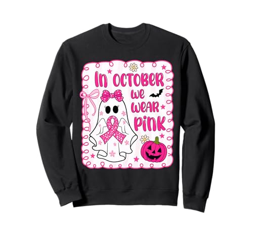 Brustkrebs Frauen Geist niedlich im Oktober tragen wir Schleife rosa Sweatshirt Brustkrebs Frauen Geist niedlich im Oktober tragen wir Schleife rosa Sweatshirt von Breast Cancer Awarenes for Men Women Girls Kids