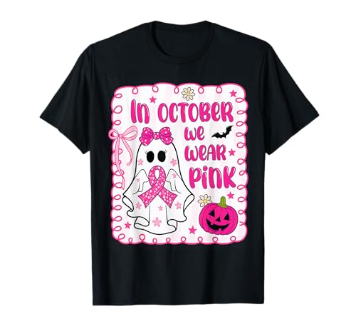 Brustkrebs Frauen Geist niedlich im Oktober tragen wir Schleife rosa T-Shirt Brustkrebs Frauen Geist niedlich im Oktober tragen wir Schleife rosa T-Shirt von Breast Cancer Awarenes for Men Women Girls Kids
