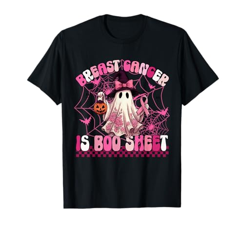Brustkrebs ist Boo Bettlaken niedlich im Oktober tragen wir Schleife rosa T-Shirt Brustkrebs ist Boo Bettlaken niedlich im Oktober tragen wir Schleife rosa T-Shirt von Breast Cancer Awarenes for Men Women Girls Kids