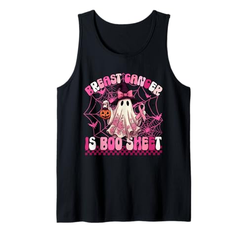 Brustkrebs ist Boo Bettlaken niedlich im Oktober tragen wir Schleife rosa Tank Top Brustkrebs ist Boo Bettlaken niedlich im Oktober tragen wir Schleife rosa Tank Top von Breast Cancer Awarenes for Men Women Girls Kids