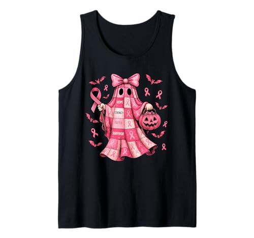 Brustkrebs süß für Frauen im Oktober tragen wir Piink Ghost Tank Top Brustkrebs süß für Frauen im Oktober tragen wir Piink Ghost Tank Top von Breast Cancer Awarenes for Men Women Girls Kids