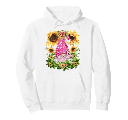 Funny Breast Cancer Sunflower for Women Cute Pink GNOME Pullover Hoodie Funny Breast Cancer Sunflower for Women Cute Pink GNOME Pullover Hoodie von Breast Cancer Awareness Gnomes For Women & Kids