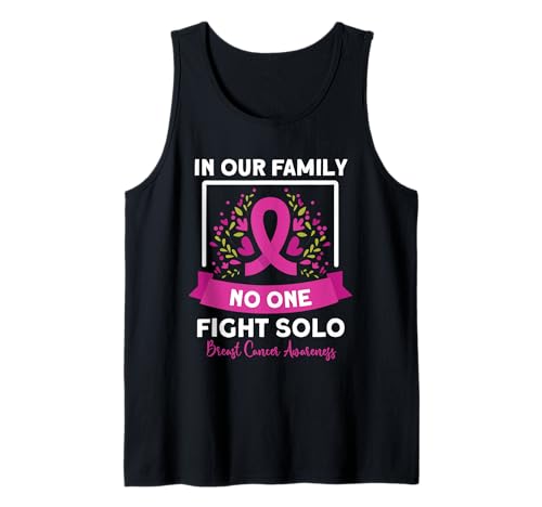 Brustkrebsunterstützung Familie Frauen Brustkrebs-Bewusstsein Tank Top von Breast Cancer Awareness Love Family!!