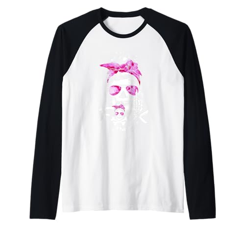 Unordentliches Haar Frauen Dutt Fuck Brustkrebs Frauen Krieger Raglan Unordentliches Haar Frauen Dutt Fuck Brustkrebs Frauen Krieger Raglan von Breast Cancer Awareness Messy Hair Bun Clothing