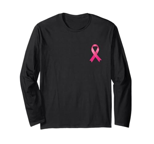 Pink Ribbon Brustkrebs-Bewusstsein für Damen, Herren, Kinder Langarmshirt von Breast Cancer Awareness October Tees