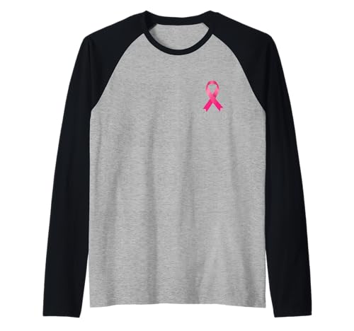 Pink Ribbon Brustkrebs-Bewusstsein für Damen, Herren, Kinder Raglan von Breast Cancer Awareness October Tees