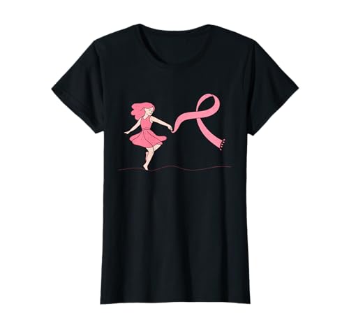 Pink Ribbon Girl Brustkrebs-Bewusstsein Krieger Kämpfer T-Shirt Pink Ribbon Girl Brustkrebs-Bewusstsein Krieger Kämpfer T-Shirt von Breast Cancer Awareness Warrior Survivor Women