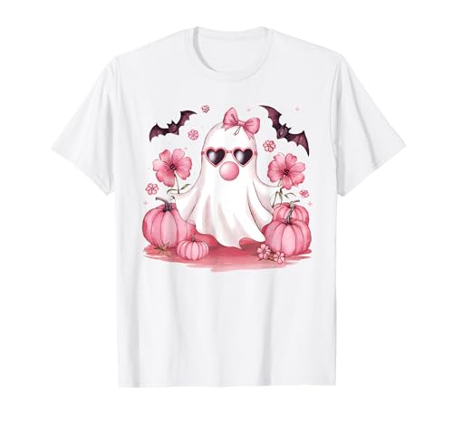 Süßes mädchenhaftes Geist-Blasengummi-Halloween-Kostüm für Kinder T-Shirt Süßes mädchenhaftes Geist-Blasengummi-Halloween-Kostüm für Kinder T-Shirt von Breast Cancer Awareness Women Gifts Pink Ribbon