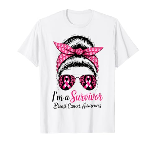 Kampf gegen Brustkrebs Krieger Mädchen Rosie Riveter Rosa Frauen T-Shirt Kampf gegen Brustkrebs Krieger Mädchen Rosie Riveter Rosa Frauen T-Shirt von Breast Cancer In October Wear Pink USA Flag