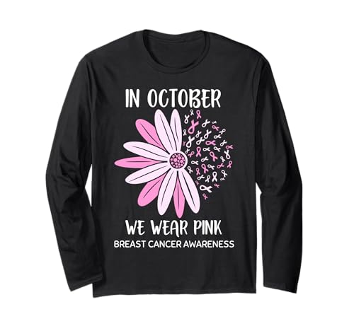 Tragen Sie diesen Oktober Pink für Brustkrebsbewusstsein Frauen Langarmshirt Tragen Sie diesen Oktober Pink für Brustkrebsbewusstsein Frauen Langarmshirt von Breast Cancer Survivor Pink Outfit for October
