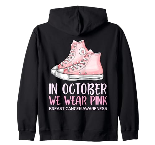 Teenager Brustkrebs Bewusstsein Rosa Sneakers Mädchen Frauen Kapuzenjacke Teenager Brustkrebs Bewusstsein Rosa Sneakers Mädchen Frauen Kapuzenjacke von Breast Cancer Survivor Pink Show Outfit October
