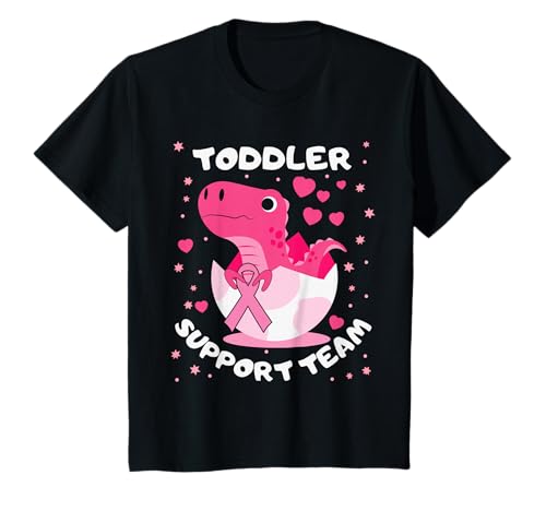 Kinder Brustkrebs-Unterstützungsteam für Kleinkinder, rosa Bewusstsein T-Shirt Kinder Brustkrebs-Unterstützungsteam für Kleinkinder, rosa Bewusstsein T-Shirt von Breast cancer toddler supporter T rex for kids