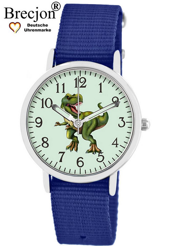 Brecjon Quarzuhr Kinder Armbanduhr Dino Glow Wechselarmband 5ATM, Mix und Match Design - kostenloser Versand von Brecjon
