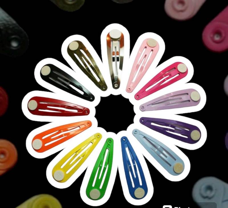 Hair Snap Clips 200 - 2 "Bunte Haarspange Zubehör Mit Klebepad Wählen Sie Ihre Farbe Hair Snap Clips 200 - 2 "Bunte Haarspange Zubehör Mit Klebepad Wählen Sie Ihre Farbe von BreesBasement