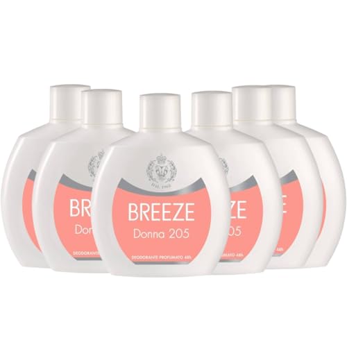 Breeze Squeeze Deodorant Unisex 48H 100 ml (6, Breeze Damen-Deodorant 205) von Breeze