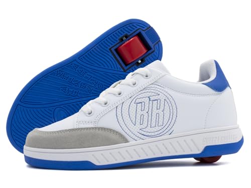 BREEZY ROLLERS Schuhe mit Rollen für Kinder I Rollschuhe-Sneaker Kids I Von Kinder Straßen-Schuhen zu Rollschuh in wenigen Sek. I Patentiertes Klick-System I Turnschuhe mit Rollen für Mädchen & Jungen von Breezy Rollers