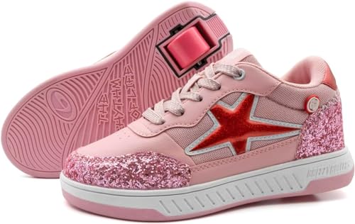BREEZYROLLERS 2231412, Rollschuh, Schuhe mit Rollen, 2-in-1 Kinderschuhe, Skateboardschuhe, Sneakers (eu_Footwear_Size_System, Big_Kid, Numeric, medium, Numeric_36) von Breezy Rollers