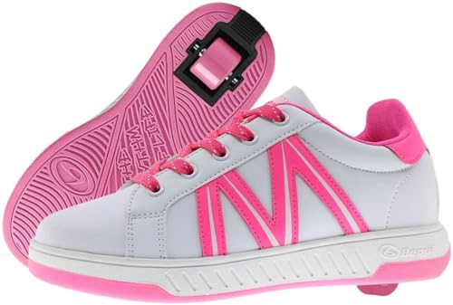 Breezy Rollers 2191831 Schuh mit Rollen White/pink, 37 von Breezy Rollers