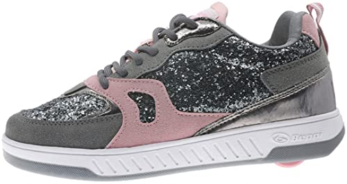 Breezy Rollers Mädchen 2187890, Rollschuh, Schuhe mit Rollen, 2-in-1 Kinderschuhe, Skateboardschuhe, Sneakers von Breezy Rollers