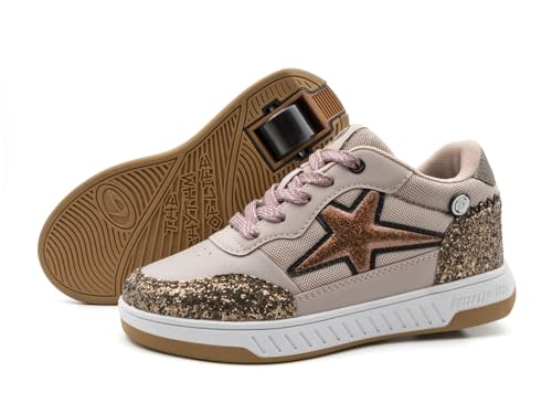 Breezy Rollers Schuhe mit Rollen für Kinder I Rollschuhe-Sneaker Kids I Von Kinder Straßen-Schuhen zu Rollschuh in wenigen Sek. I von Breezy Rollers