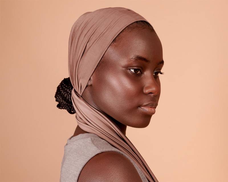 Mokka Rose, Boho Head Wrap, Breite Haar Wickeln, Mehrzweck von BreezyTee